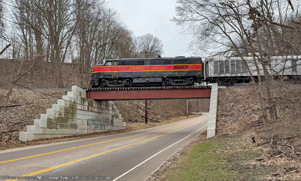 CVSR 6773 brings up the rear,